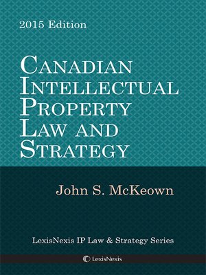 cover image of Canadian IP Law and Strategy
